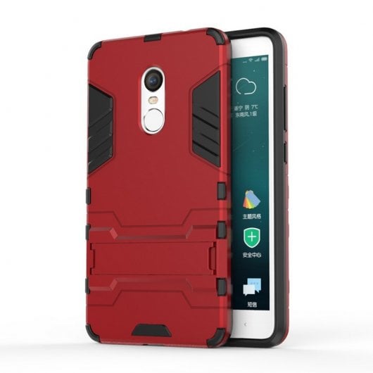 Cool Shield Funda Roja para Xiaomi Redmi Note 4