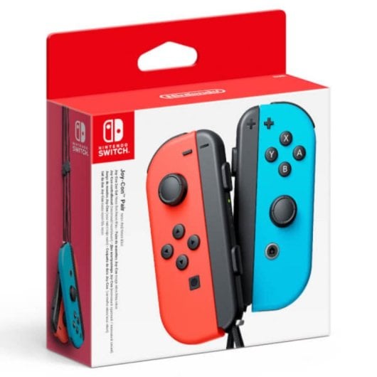 Manette Nintendo Joy-Con Switch Bleu Rouge Vibrations HD Bluetooth 20h autonomie