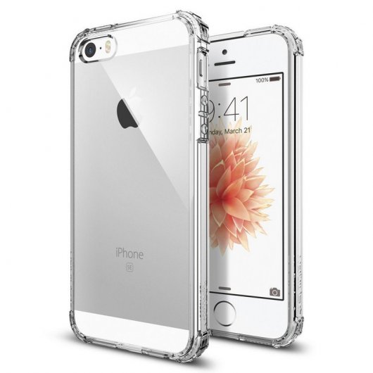 Spigen Funda SGP Crystal Shell Transparente para iPhone SE/5/5S