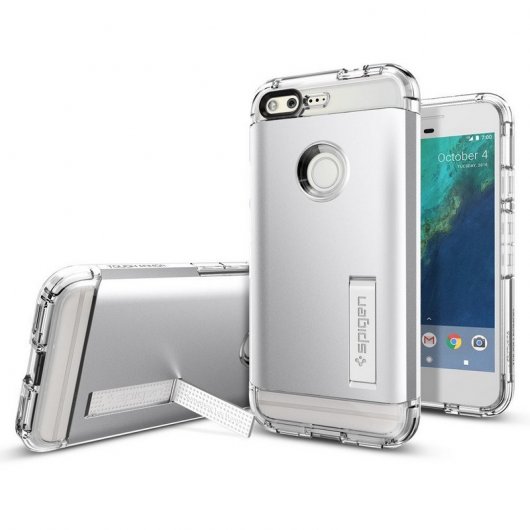 Spigen Funda Tough Armor Gris para Google Pixel