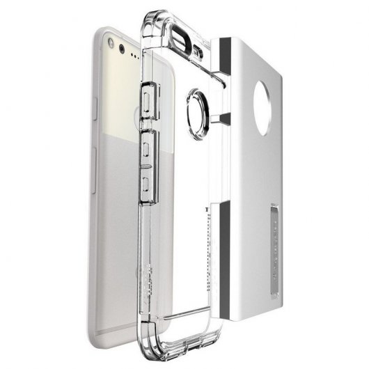 Spigen Funda Tough Armor Gris para Google Pixel