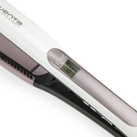 Piastra per Capelli Cheratina 2 in 1 Rowenta SF7510F0 200ºC 8 Impostazioni Ionico Bianco