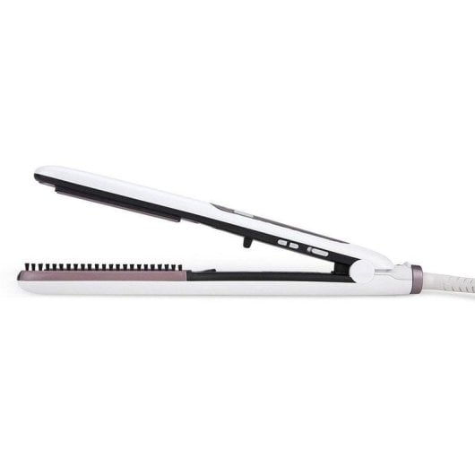 Piastra per Capelli Cheratina 2 in 1 Rowenta SF7510F0 200ºC 8 Impostazioni Ionico Bianco