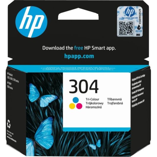 Cartuccia a Inchiostro Originale HP 304 Tricolor