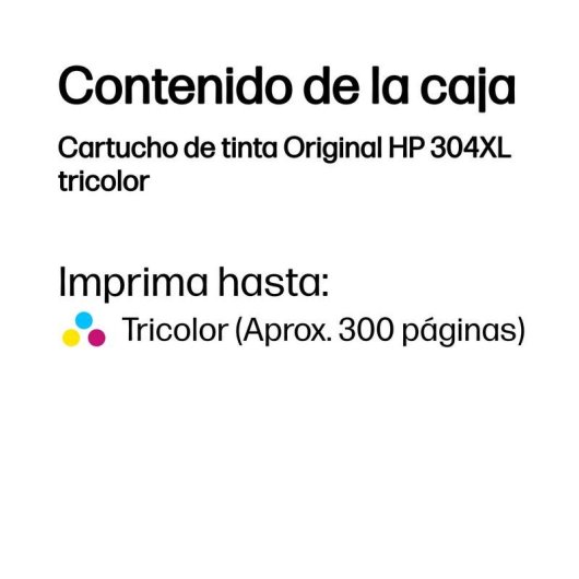 Cartouche d encre HP 304XL Tricolore Haute Capacité 7 ml 300 pages