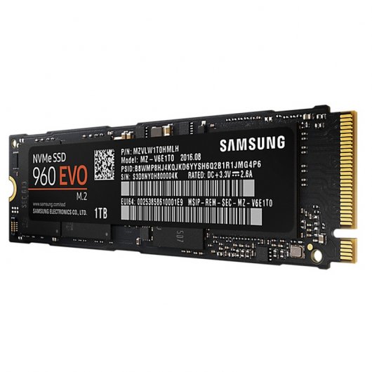 Samsung 960 EVO NVMe M.2 SSD PCI-e 1TB