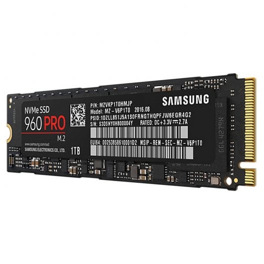 Samsung 960 PRO NVMe M.2 SSD PCI-e 1TB