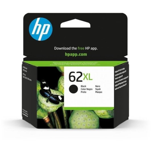 Cartouche d'encre originale HP 62XL Haute Capacité Noir Pigments durables