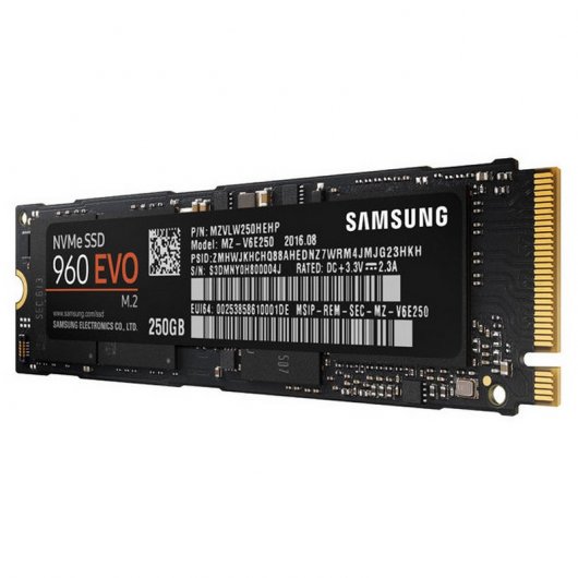 Samsung 960 EVO NVMe M.2 SSD PCI-e 250GB