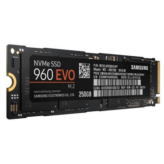 Samsung 960 EVO NVMe M.2 SSD PCI-e 250GB