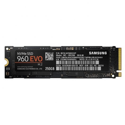 Samsung 960 EVO NVMe M.2 SSD PCI-e 250GB
