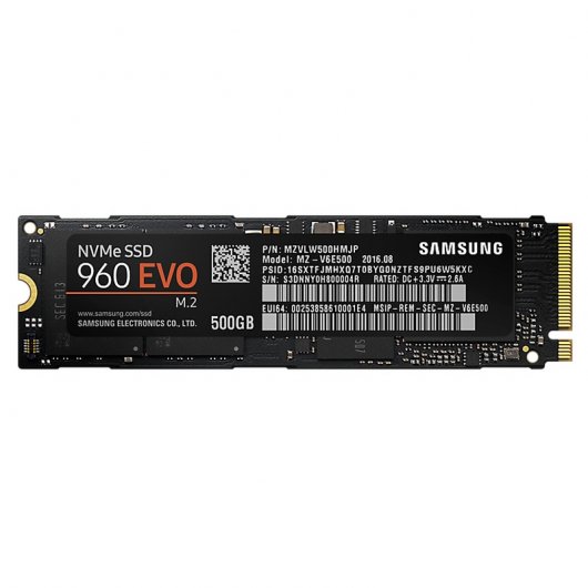 Samsung 960 EVO NVMe M.2 SSD PCI-e 500GB