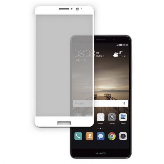 BeCool Protector Cristal Templado 3D Blanco para Huawei Mate 9