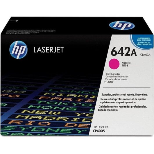 Cartucho de tóner HP 642A Magenta original para LaserJet CP4005 7500 páginas