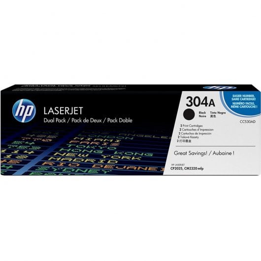 HP 304A Pack Ahorro Tóner Original Laserjet Negro