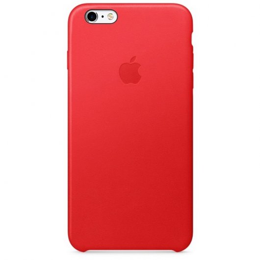 Apple Funda Leather Case Roja para iPhone 6 Plus/6s Plus