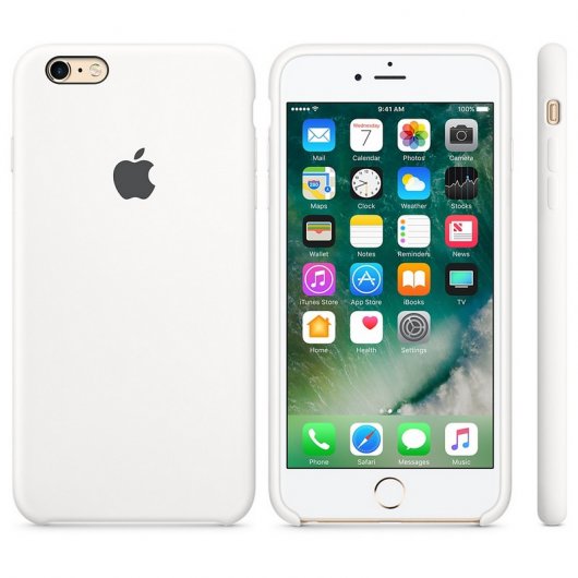 Apple Funda Silicona Case Blanca para iPhone 6/6s