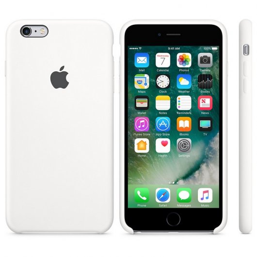 Apple Funda Silicona Case Blanca para iPhone 6/6s