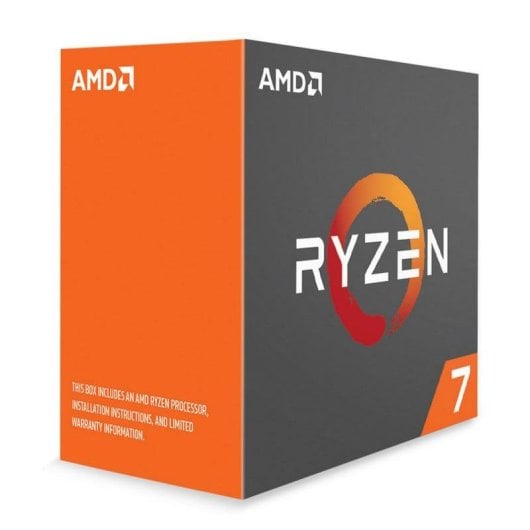 Processeur AMD Ryzen 7 1800X 8 Cœurs 3,6 GHz 4 GHz Turbo Sans graphique intégré