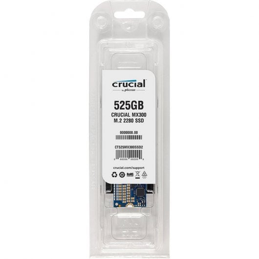 Crucial MX300 525GB M.2 Type 2280