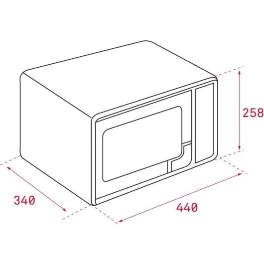 Mikrowelle Teka MWE 225 G 20L 700W Grill Edelstahl 8 Programme
