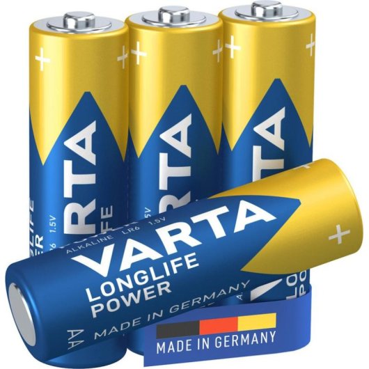 Pilha Alcalina AA Varta Longlife Power Pack de 4 unidades