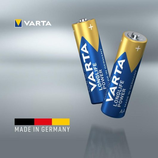 Pilha Alcalina AA Varta Longlife Power Pack de 4 unidades