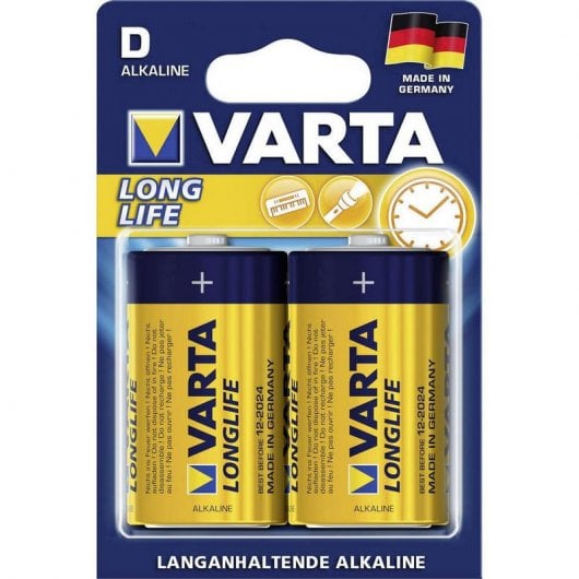 Varta Pack Longue Durée 2 Piles D LR20