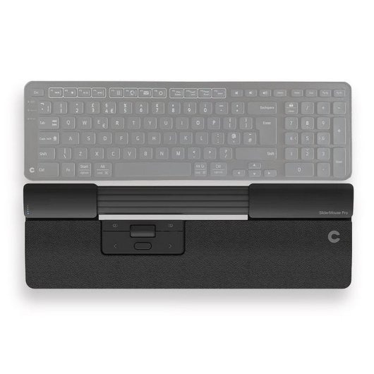 Souris Contour Design SliderMouse Pro Slim Sans Fil Bluetooth 2800 DPI Noir Ergonomique