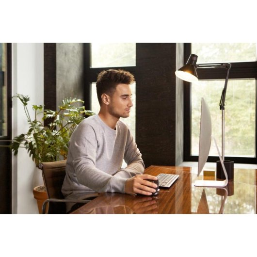 Souris Contour Design Unimouse Wireless R RF 2800 DPI Gris Ergonomique Rechargable