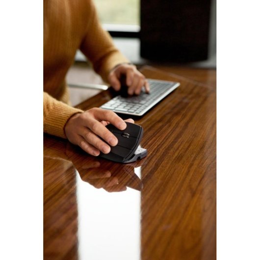 Souris Contour Design Unimouse Wireless R RF 2800 DPI Gris Ergonomique Rechargable