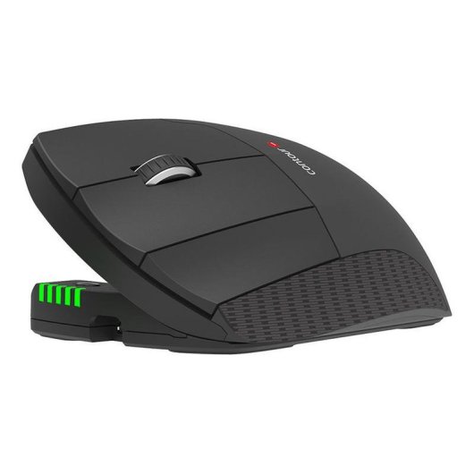 Souris Contour Design Unimouse Wireless Left RF 2800 DPI Noir Ergonomique 6 Boutons