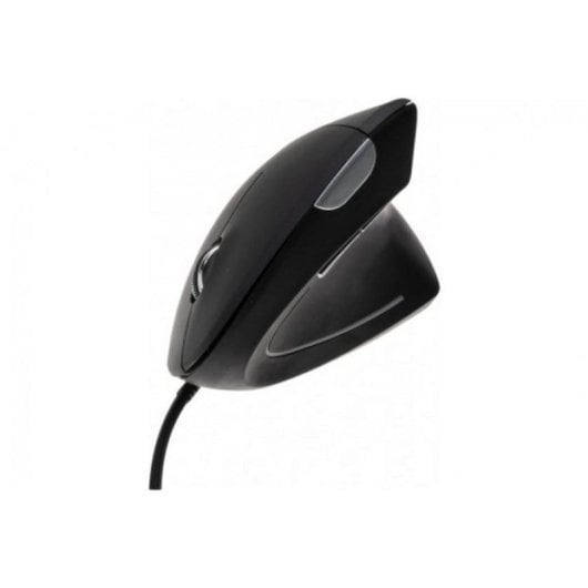 Ratón Dacomex 225126 USB com Fio 2400 DPI Preto Vertical Ergonómico