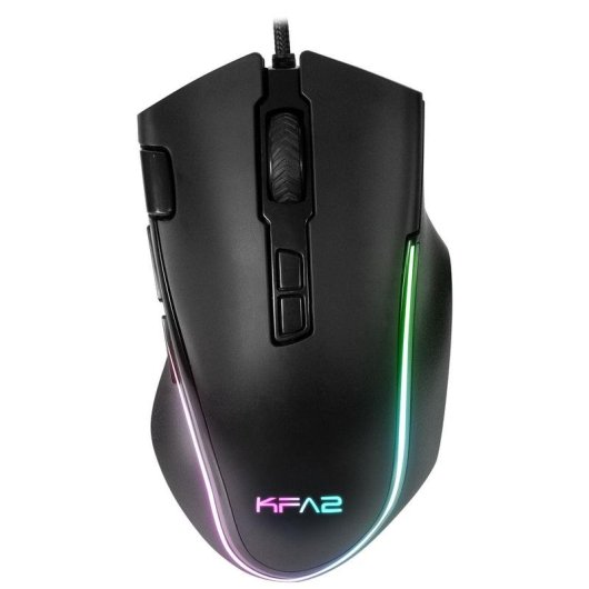 Souris KFA2 Gaming Slider 01 Filaire 7200 DPI RGB 8 Boutons Noir