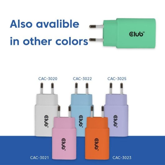 Fonte de Alimentação Club 3D CAC-3024 30W Leichtgrün