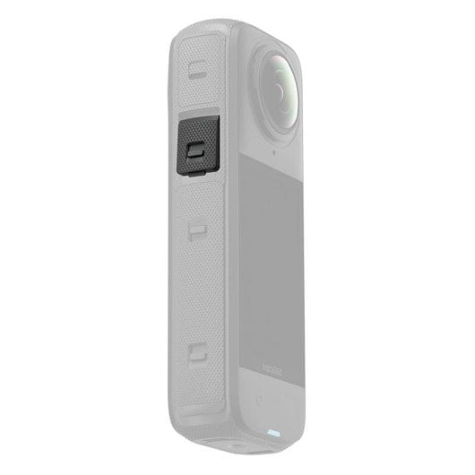 Cubierta para puerto Insta360 X4 Tapa protectora USB-C Repuesto Negro