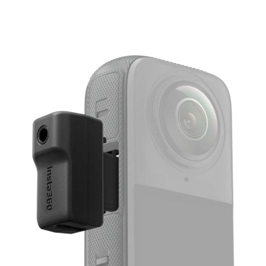 Adaptador de micrófono Insta360 CINSBBMC X4 compacto USB-C 3,5 mm