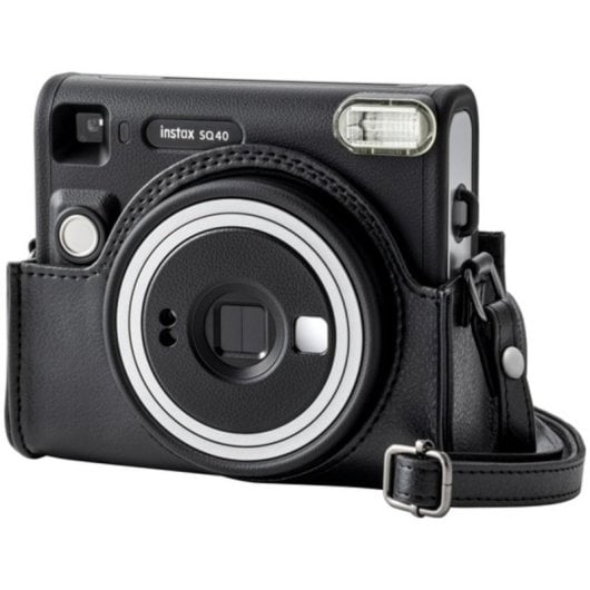 Funda Fujifilm instax SQ 40 Negra con correa y protección premium