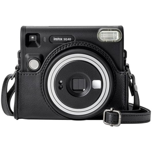 Funda Fujifilm instax SQ 40 Negra con correa y protección premium