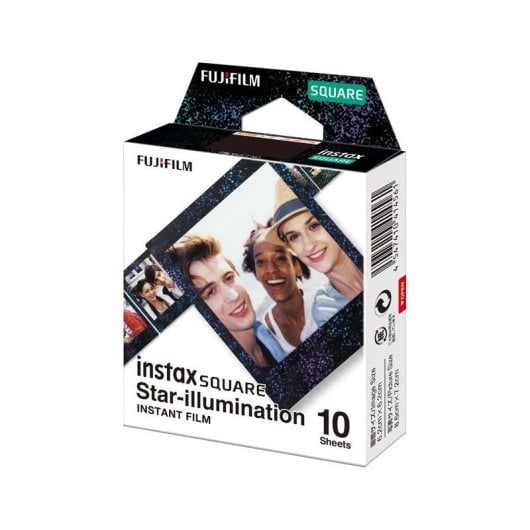 Película instantánea Fujifilm Star Illumination 10 unidades formato cuadrado 86x72 mm