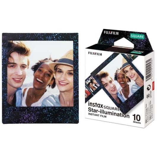 Película instantánea Fujifilm Star Illumination 10 unidades formato cuadrado 86x72 mm