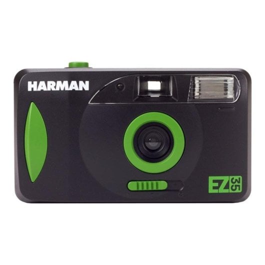 Câmara Analógica Ilford Harman EZ-35 Reutilizável 35mm Objetiva 31mm f/11 Flash Preto/Verde