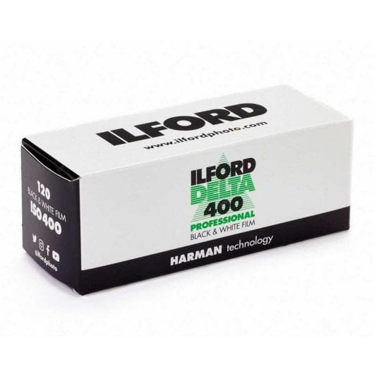 Filme Fotográfico Ilford Delta 400 Professional 120 ISO 400 Pancromático Grão Fino
