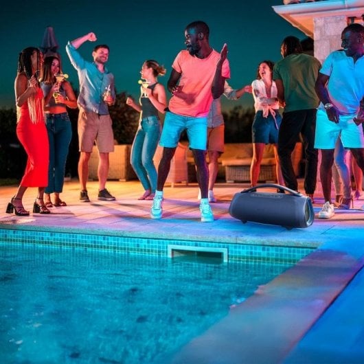 Altavoces MEDION Portátiles Inalámbricos 100 W Bluetooth IPX7 y LED