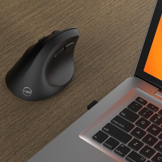 Souris Mobility Lab ML315379 Sans fil Bluetooth RF 2400DPI Verticale Gaucher Noir