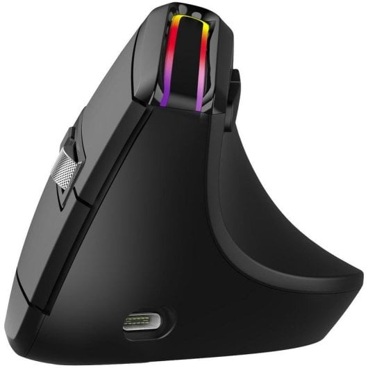 Mouse Mobility Lab ML314259 Wireless 1600DPI Nero Retroilluminazione RGB Ergonomico Verticale