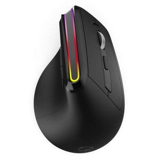 Mouse Mobility Lab ML314259 Wireless 1600DPI Nero Retroilluminazione RGB Ergonomico Verticale