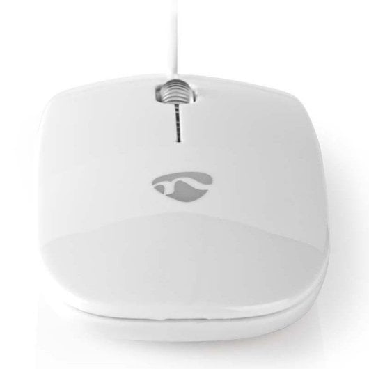 Maus Nedis MSWD200WT Kabelgebunden 1000 DPI Weiß Ambidextrous