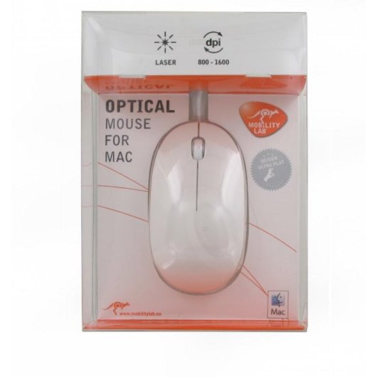 Ratón Mobility Lab ML301884 Filaire 1000 DPI Blanc Ambidextre