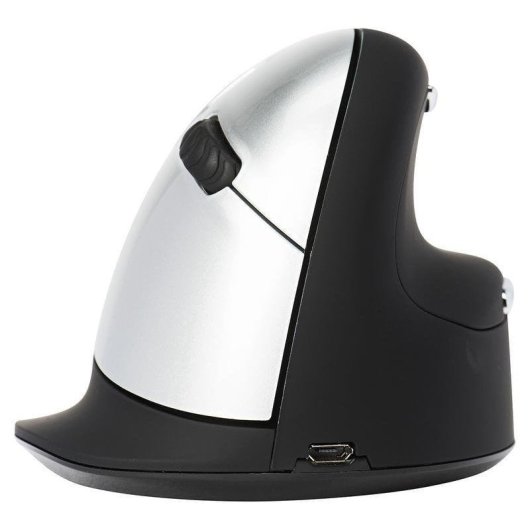Ratón R-Go Tools HE Break Inalámbrico 2500 DPI Negro Ergonomía Pausa LED